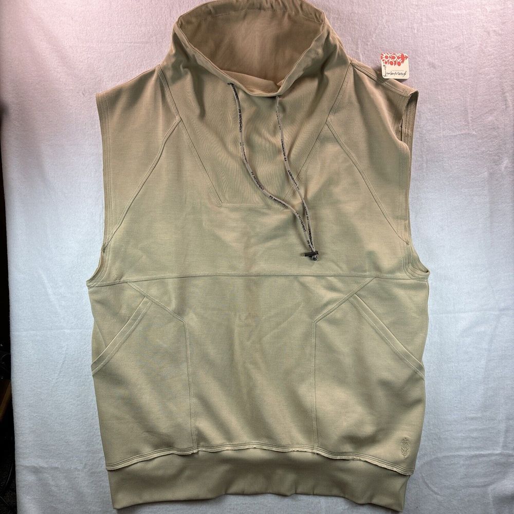 NEW $168 M Free People FP Movement Sleeveless Oversize Pullover Hoodie